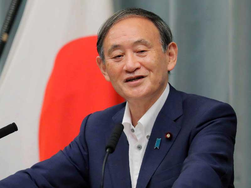 رئيس الوزراء الياباني الجديد يوشيهيدي سوغا 