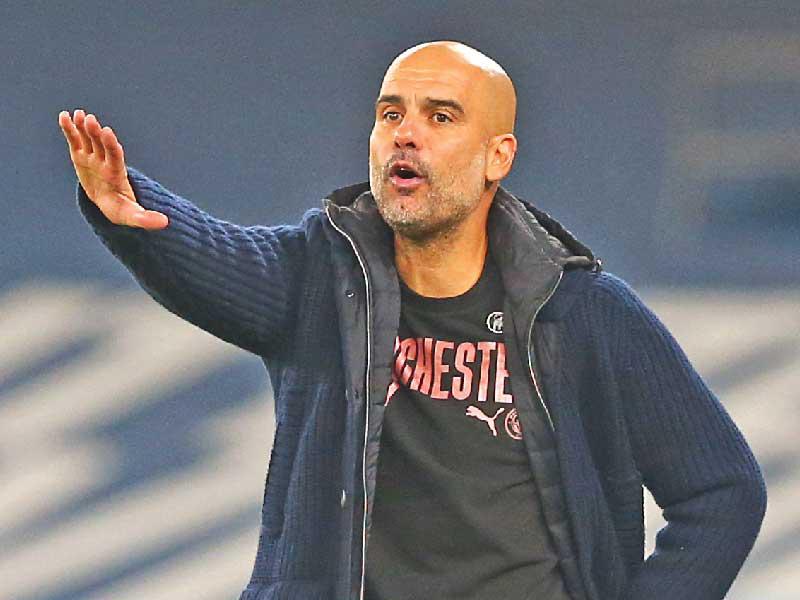  المدير الفني لمانشستر سيتي  بيب غوارديولا