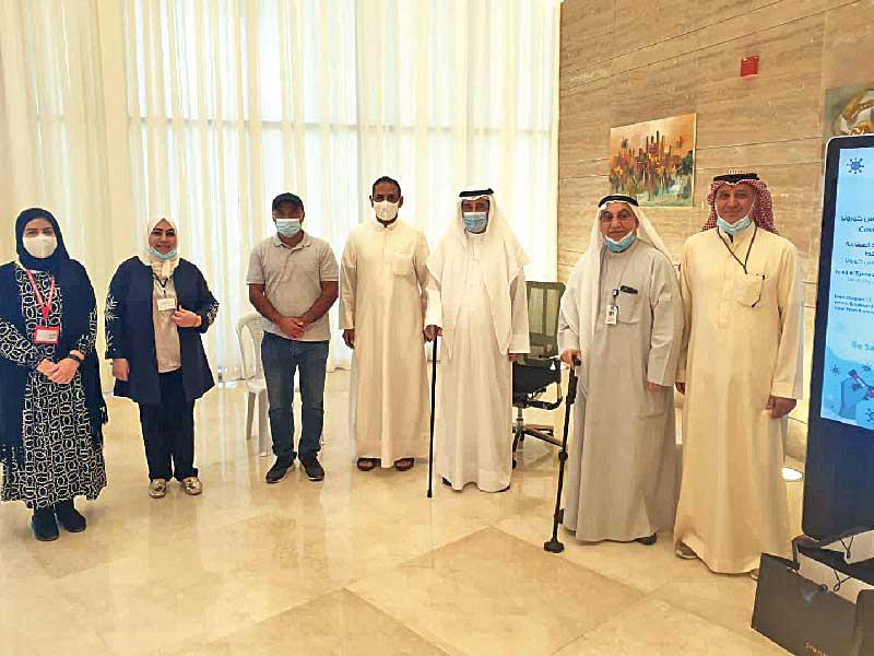 لقطة جماعية من الفحص