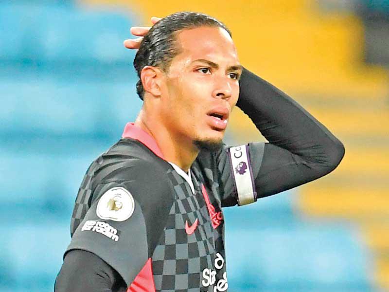 مدافع فريق ليفربول الإنكليزي فيرجيل فان دايك 