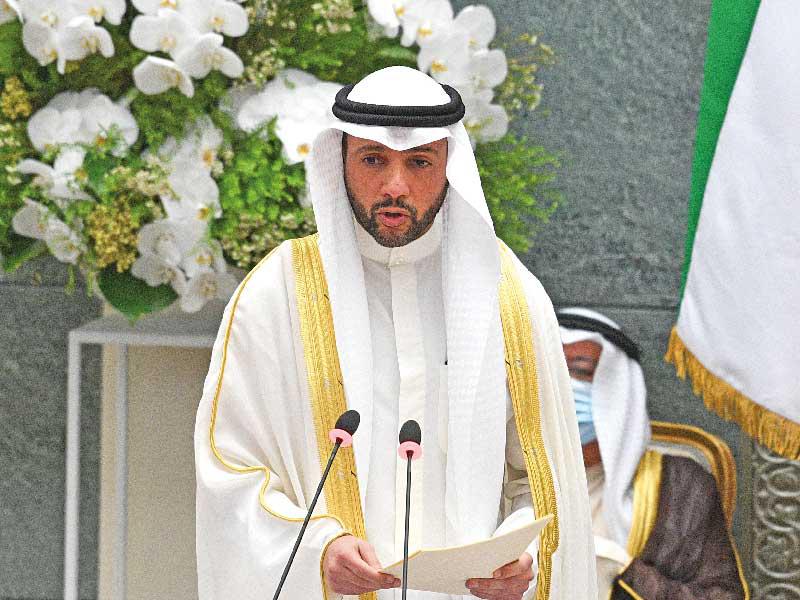 رئيس مجلس الأمة مرزوق الغانم يلقي كلمته