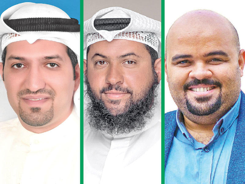 عمرو شوقي وحمد الفوزان وفهد الشطي