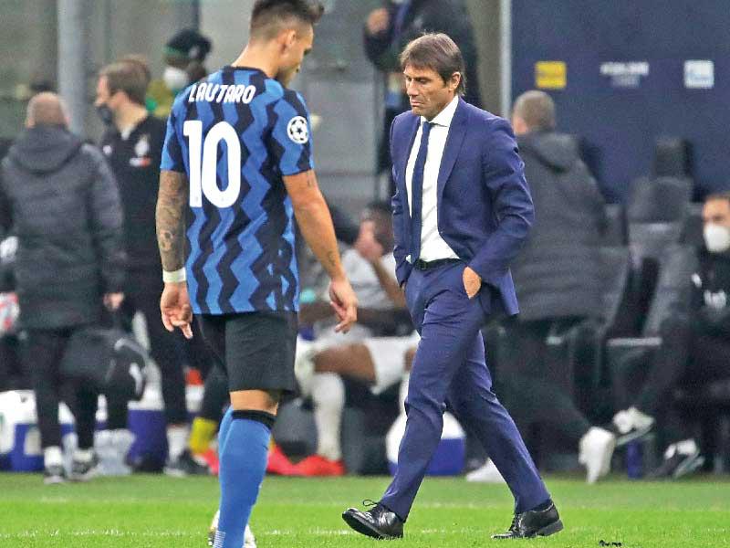 مدرب إنتر ميلان أنطونيو كونتي بعد نهاية المباراة