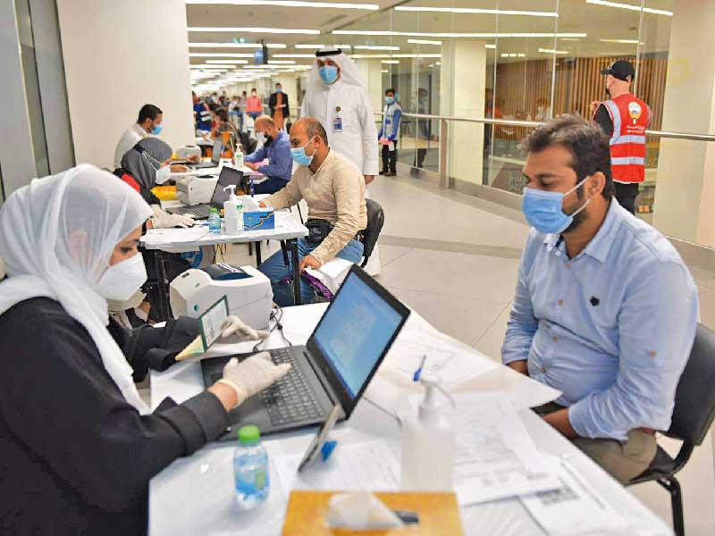 إتمام الإجراءات الإدارية والصحية لأعضاء الوفد الباكستاني