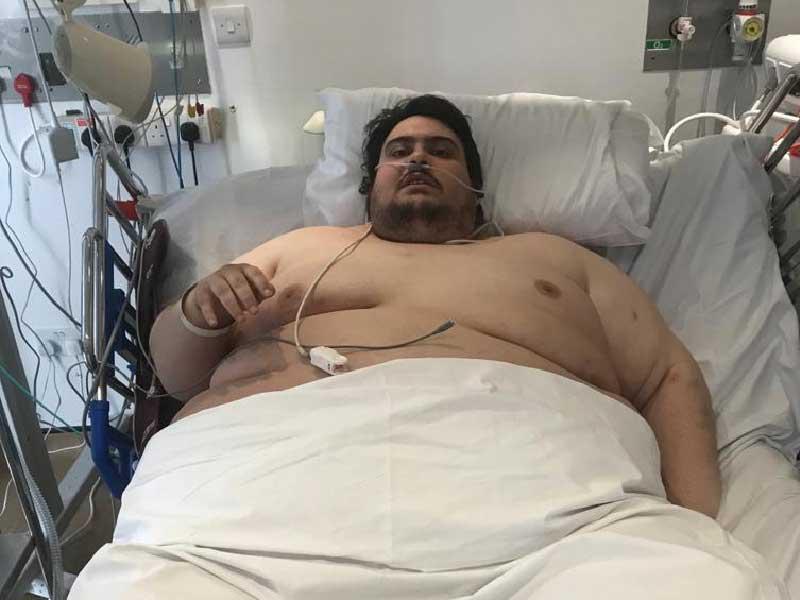 أسمن رجل في بريطانيا جيسون هولتون 