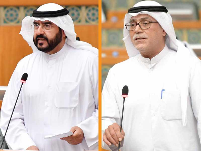  النائبان صلاح خورشيد وسعدون حماد 