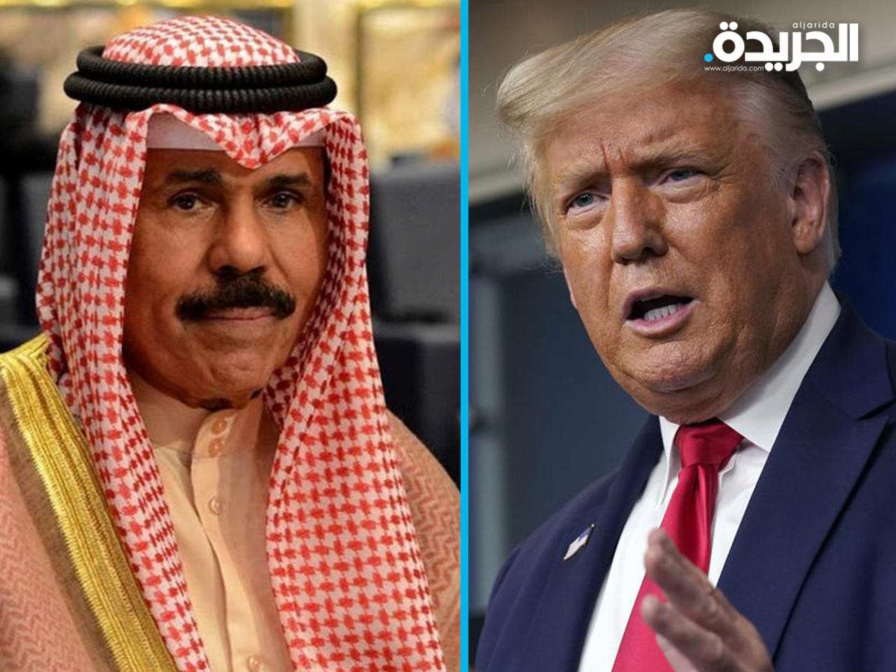 ترامب يعزي سمو الأمير بوفاة قائد الإنسانية 