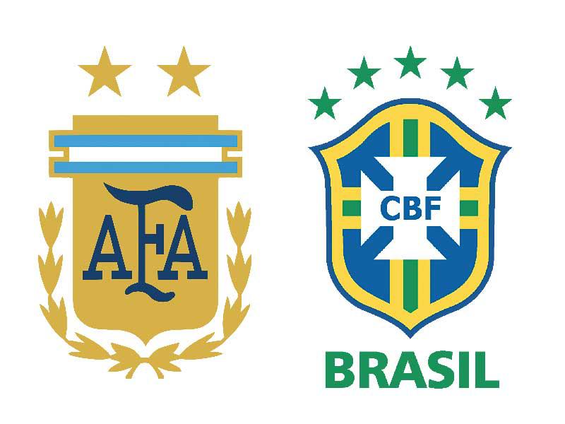 شعارا البرازيل والارجنتين