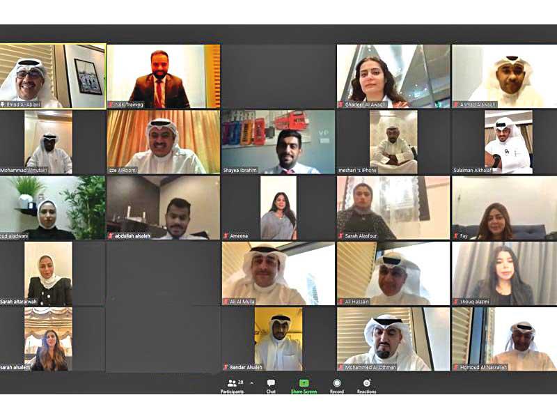 جانب من ورشة العمل الافتراضية