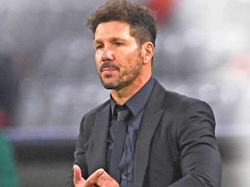 دييغو سيميوني المدير الفني لأتلتيكو مدريد