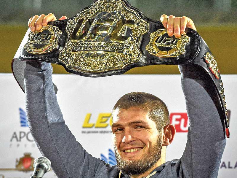 نجم الفنون القتالية المختلطة الروسي حبيب نور محمدوف 