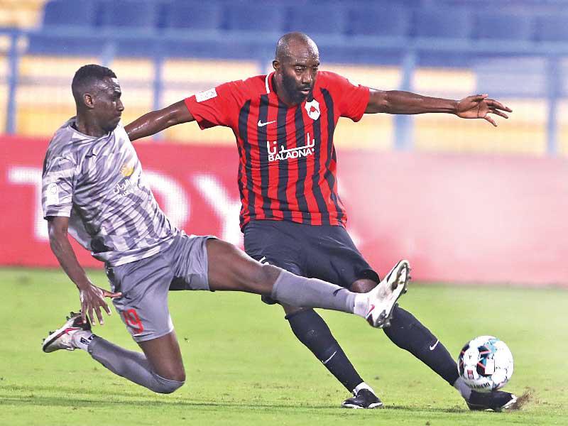 جانب من مباراة الدحيل 