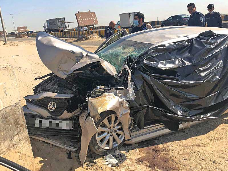 حادث طريق الدائري السابع 