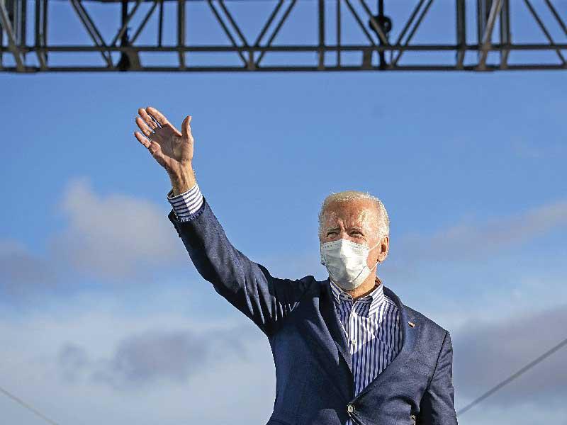 المرشح الديمقراطي للرئاسة الأميركية جو بايدن 