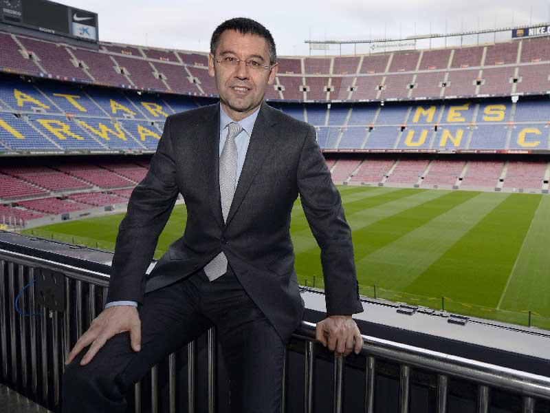 رئيس نادي برشلونة جوسيب ماريا بارتوميو 