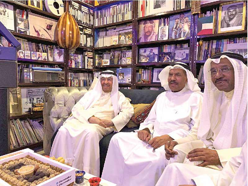 غنام الديكان ونجم العميري ومصطفى أحمد 