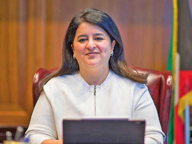 وزيرة الأشغال العامة وزيرة الدولة لشؤون الإسكان د. رنا الفارس