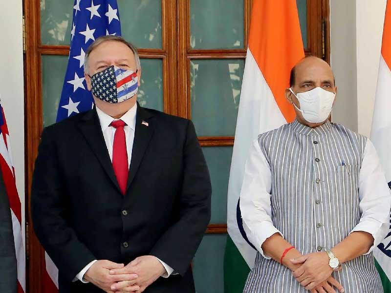 واشنطن توقّع اتفاقاً عسكرياً دفاعياً مع نيودلهي لمواجهة التهديد الصيني 