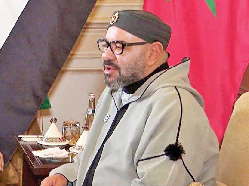 العاهل المغربي الملك محمد السادس 