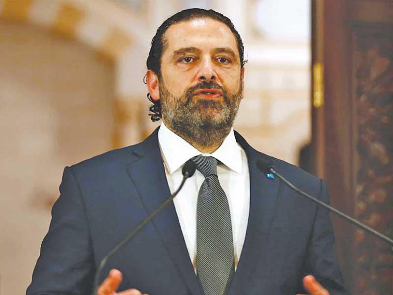 الرئيس المكلف بتشكيل الحكومة في لبنان سعد الحريري