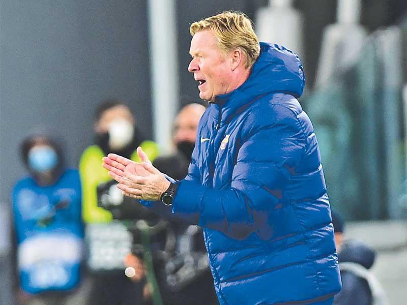  رونالد كومان مدرب برشلونة