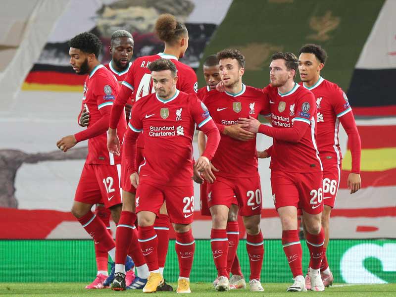 لاعبو ليفربول خلال مباراة سابقة