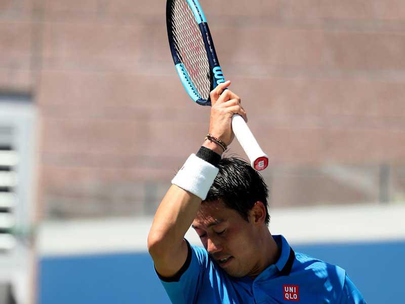 لاعب التنس الياباني كي نيشيكوري