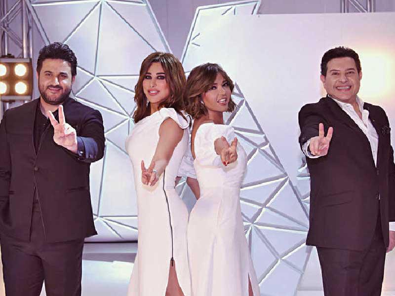 هاني شاكر وسميرة سعيد ونجوى كرم وملحم زين