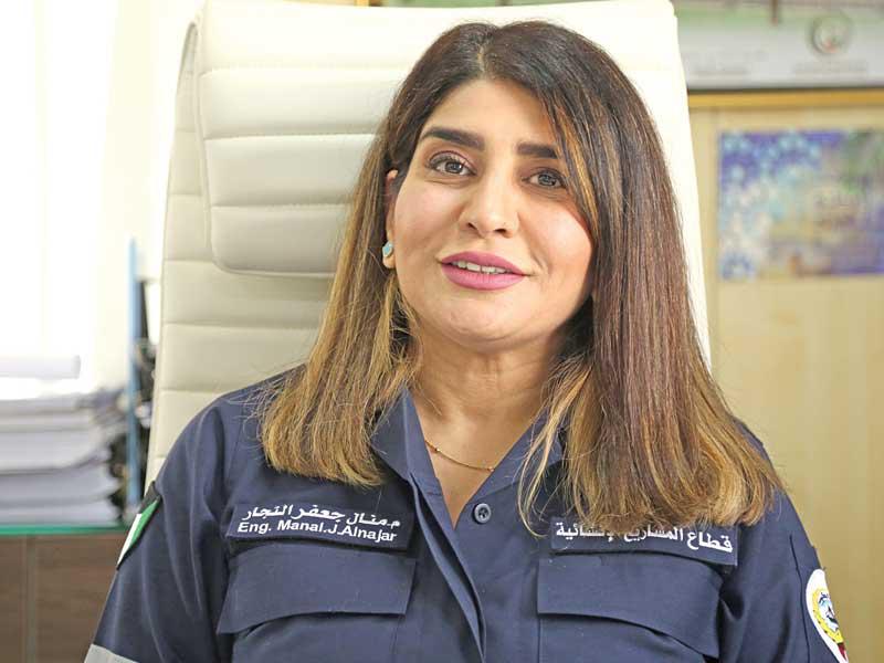 مهندسة المشروع منال جعفر