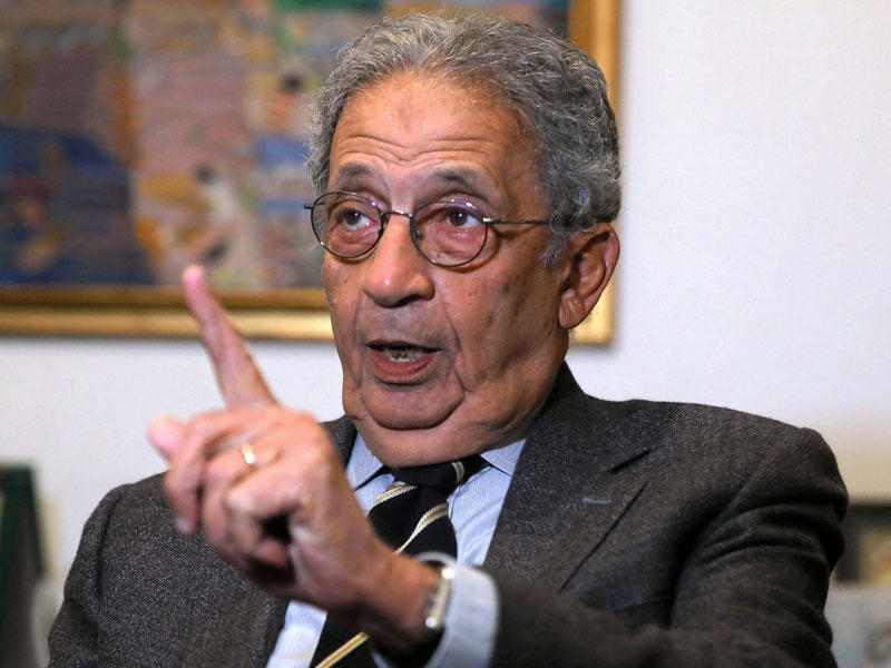 الأمين العام السابق لجامعة الدول العربية عمرو موسى