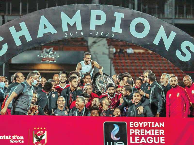 تتويج نادي الاهلي المصري