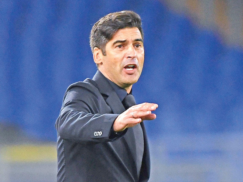 باولو فونسيكا مدرب فريق روما الإيطالي لكرة القدم