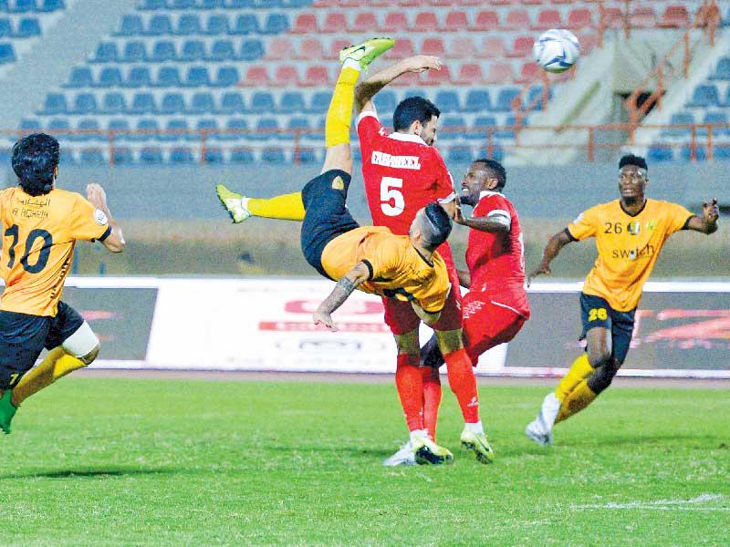 جانب من مباراة القادسية والفحيحيل (تصوير نوفل إبراهيم)