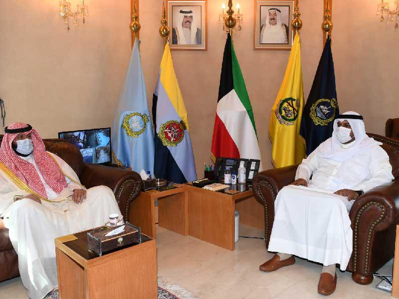 المنصور مستقبلاً محافظ العاصمة