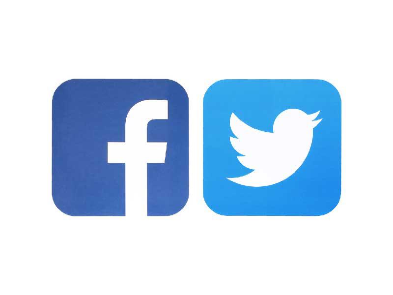 شركتا «فيسبوك» و«تويتر» 