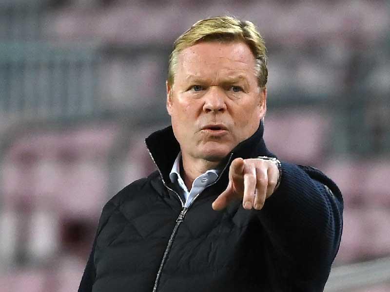 رونالد كومان مدرب برشلونة