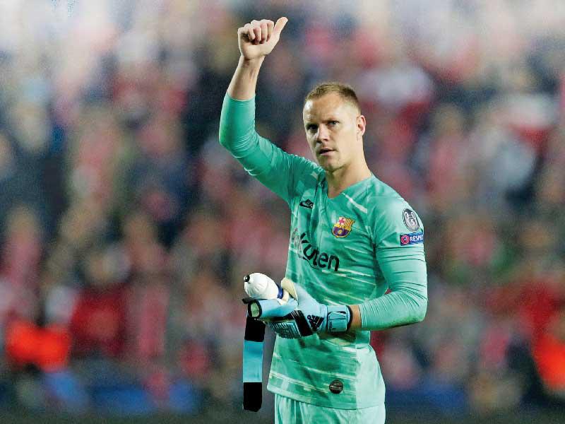 مارك تير شتيغن حارس برشلونة الإسباني