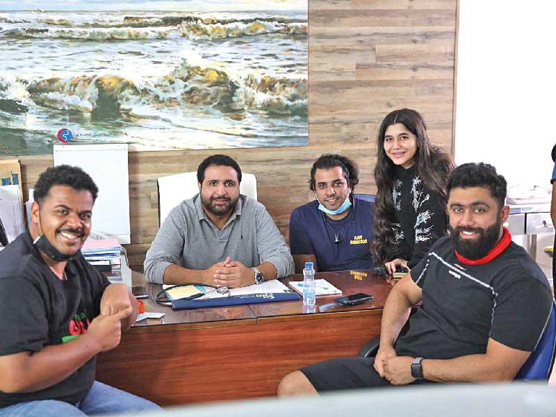 البلوشي ومحمد الحملي وخالد بوصخر وملك أبو زيد في الكواليس