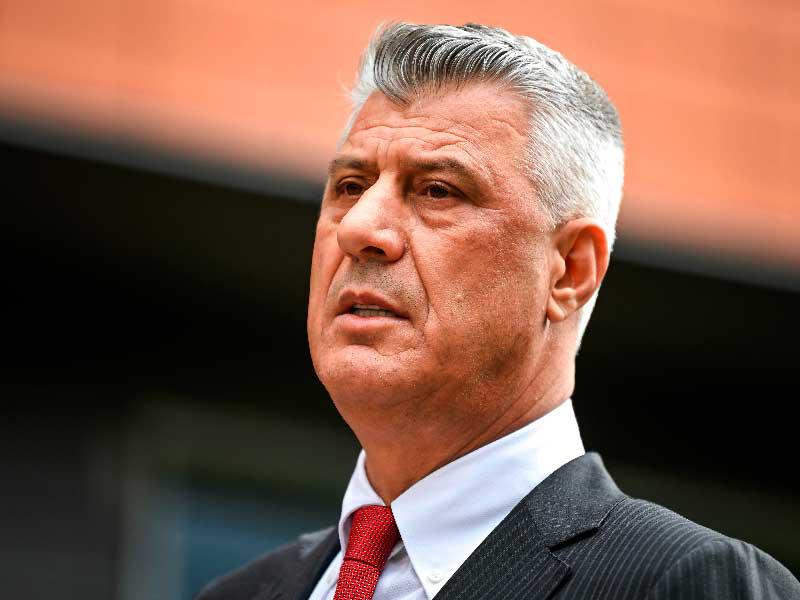 رئيس كوسوفو هاشم تاجي 