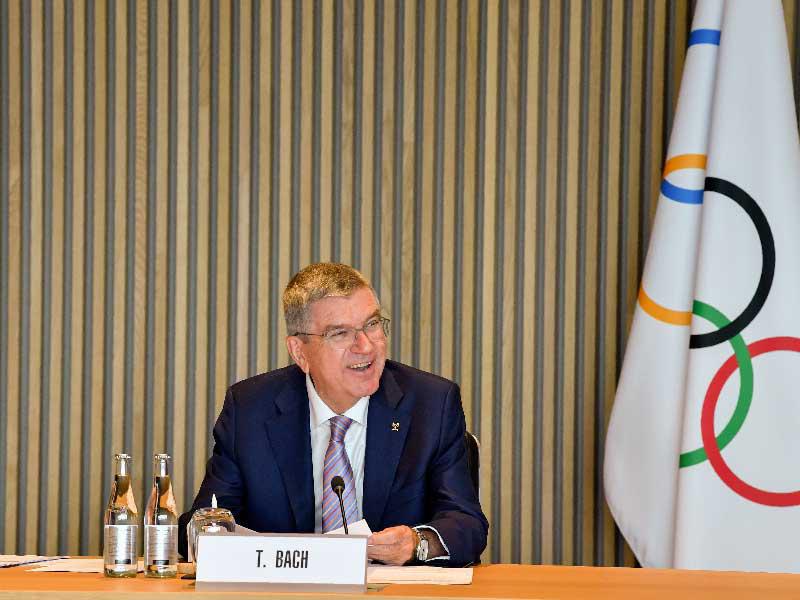  رئيس اللجنة الأولمبية، توماس باخ