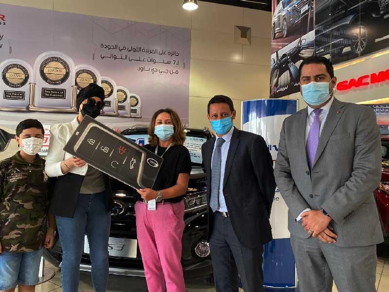 الفائزة بسيارة «GAC Motor»