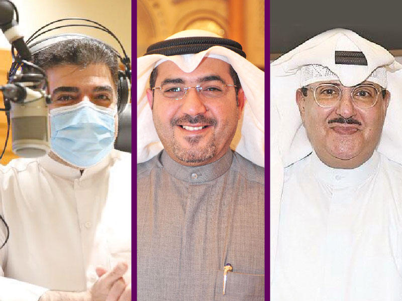 فهد المبارك - سعد الفندي - جوهر داخل الاستوديو