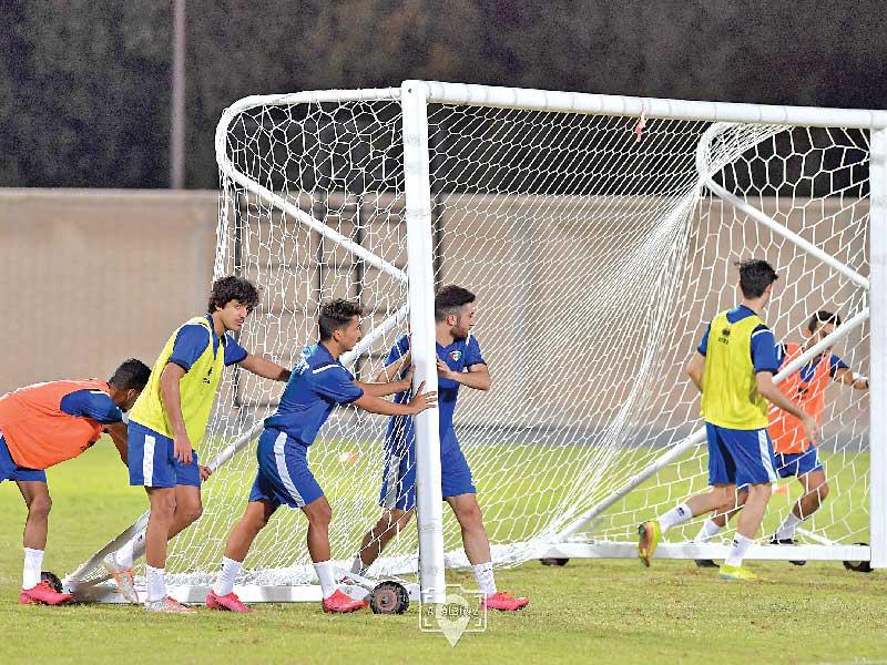 تدريب سابق للازرق