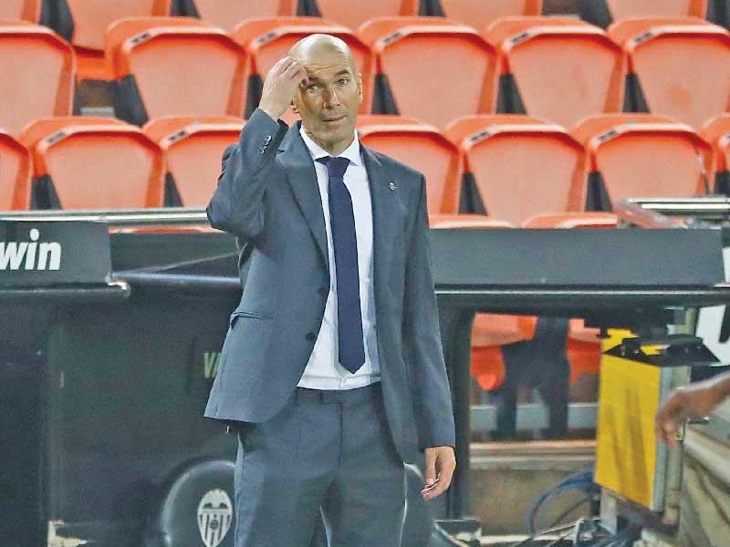 زين الدين زيدان المدير الفني لريال مدريد