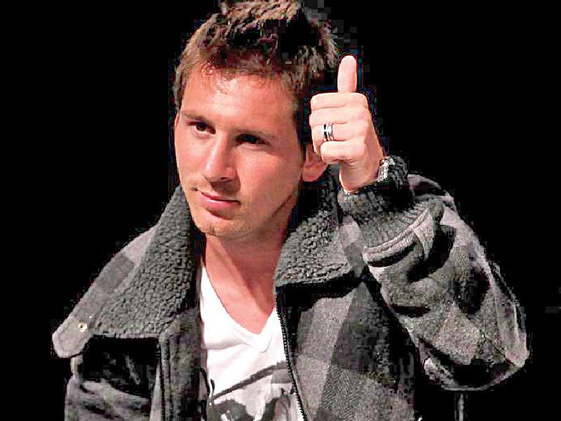 اللاعب الأرجنتيني ليونيل ميسي