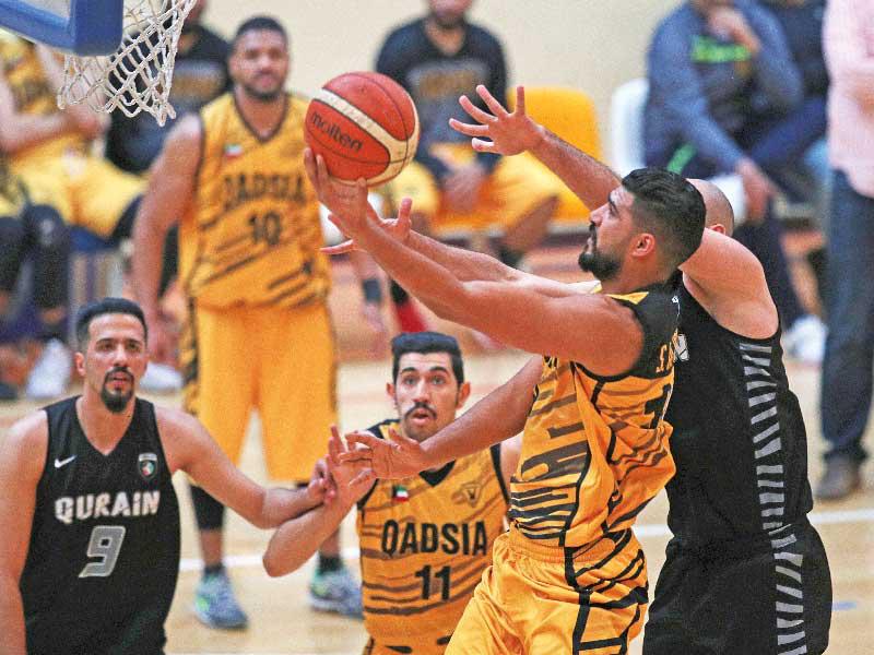 القادسية والقرين في لقاء سابق