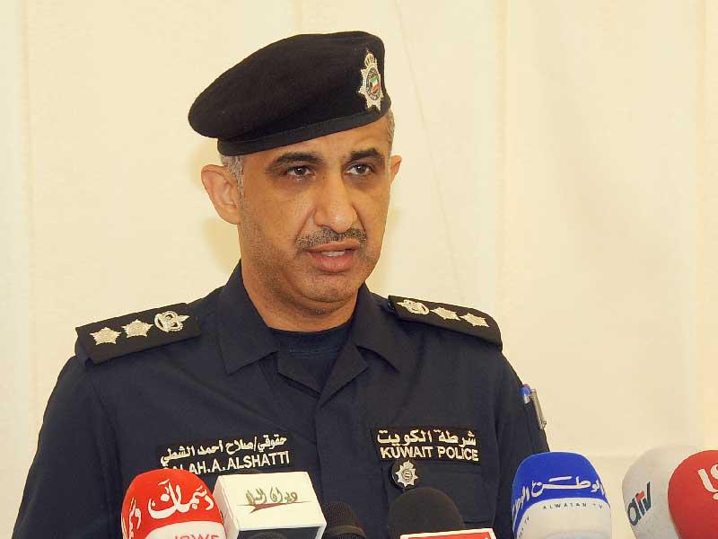 مدير ادارة الشؤون القانونية في وزارة الداخلية العقيد صلاح الشطي