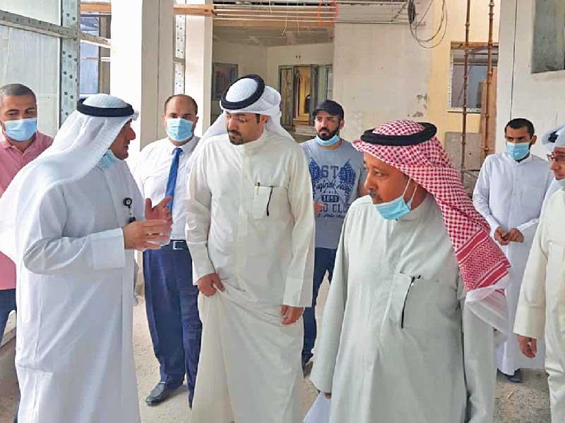 السبيعي خلاله جولته على مجمع الأحداث الجديد