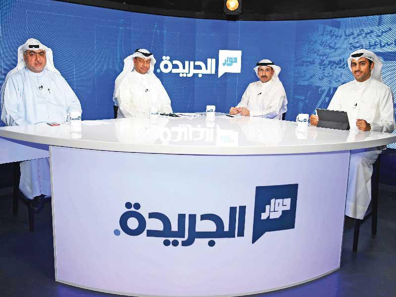 جانب من حوار «الجريدة» (تصوير عوض التعمري)