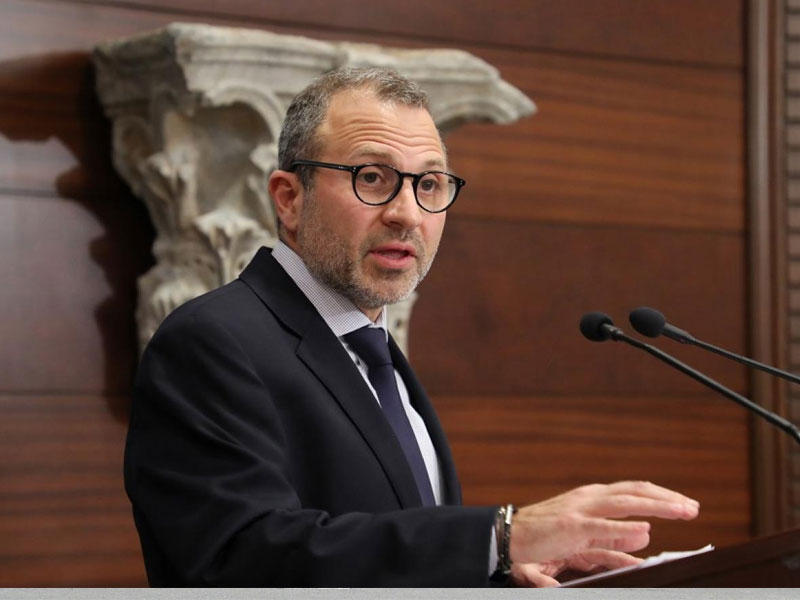  رئيس «التيار الوطني الحر» النائب جبران باسيل